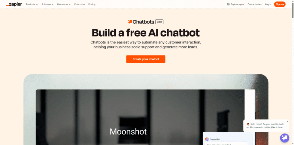 Build-a-free-AI-Chatbot-Zapier-Chatbots