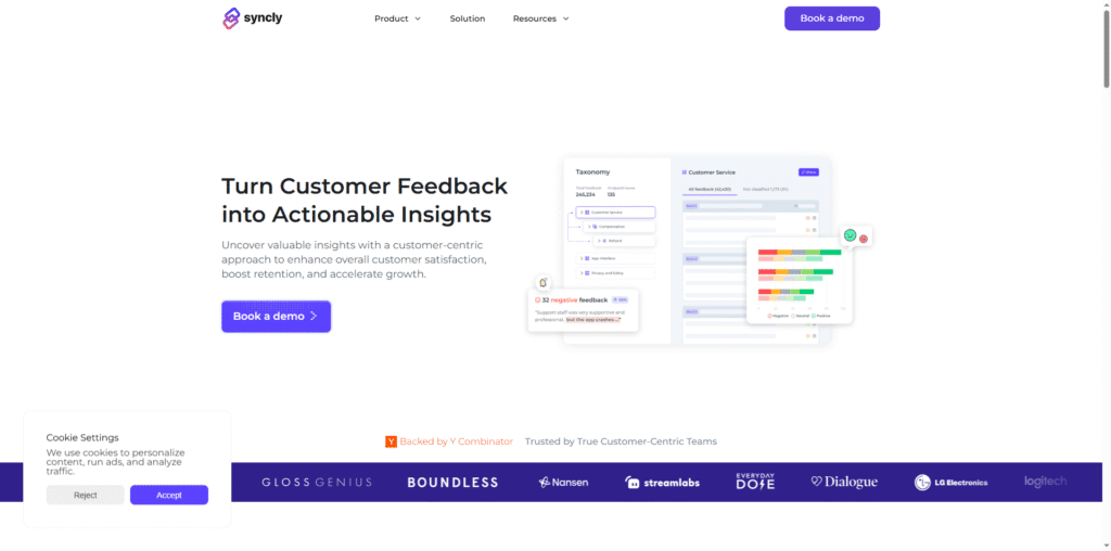 Syncly-Customer-Feedback-Intelligence-Platform