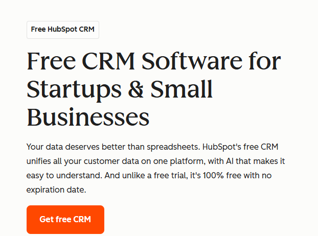 HubSpot Free CRM