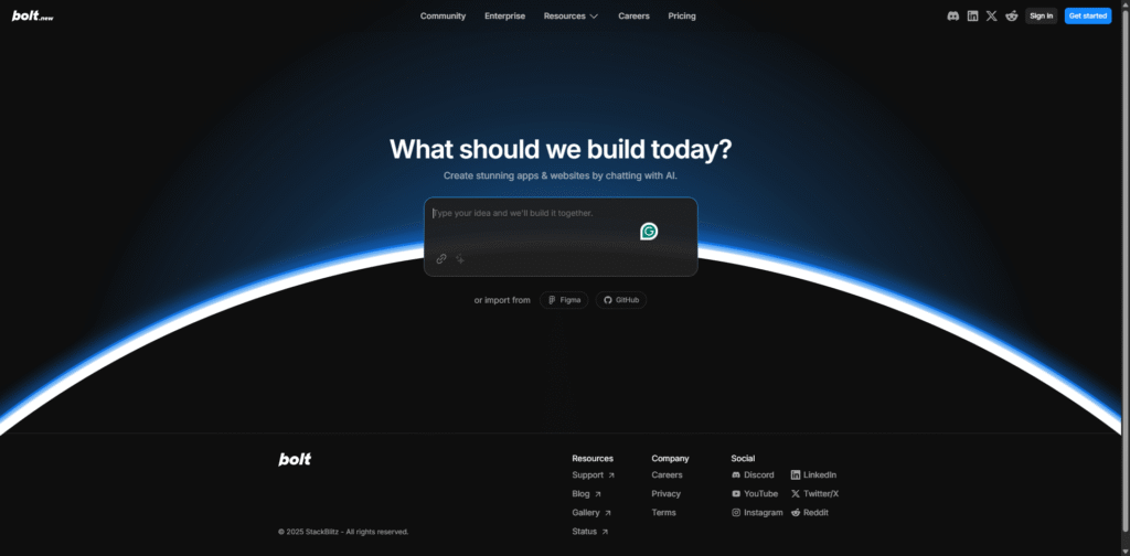 bolt ai builder