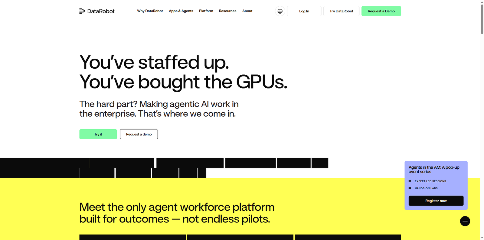 DataRobot Homepage
