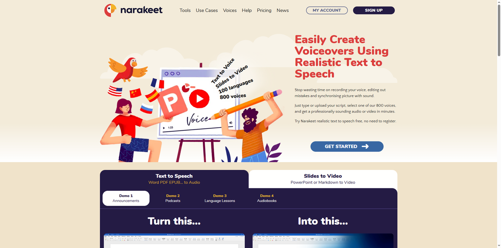 Narakeet