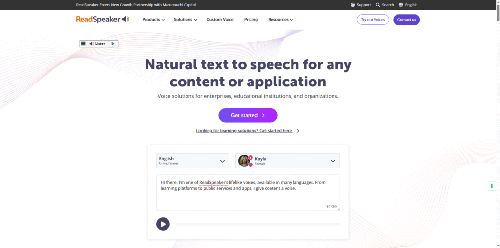 ReadSpeaker AI